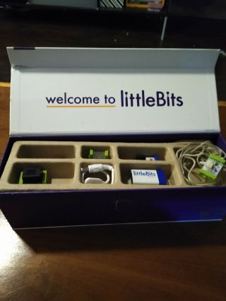 littleBits Electronics Deluxe Kit,  18 BITS Modules - READ LISTING 2