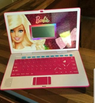 Barbie B - Bright Laptop Computer Talking Learning Toy Pink Oregon Mattel