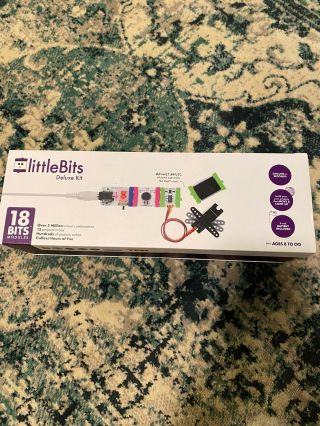 Littlebits Electronics Deluxe Kit,  18 Bits Modules