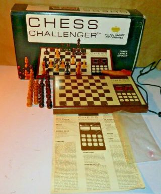 Fidelity Chess Challenger Computer,  First Chess Game Made For The Public