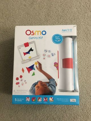 Osmo Genius Kit For Ipad - Ages 5 - 12 Years - -