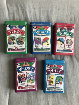 Duper Speech Fun Deck: Who,  What,  When,  Where & Why “ask And Answer” Cards