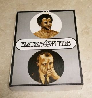 Vintage 1970 Blacks & Whites Game Psychology Today B&w Version
