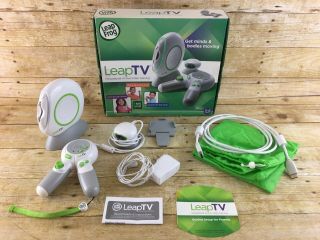 Leap Frog Leaptv Video Gaming Game System Educational Active Complete W/ Box