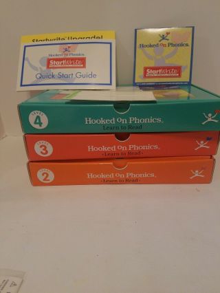 Hooked On Phonics Complete Set 2 - 4 Learn To Read Cassette,  Start Write Cd