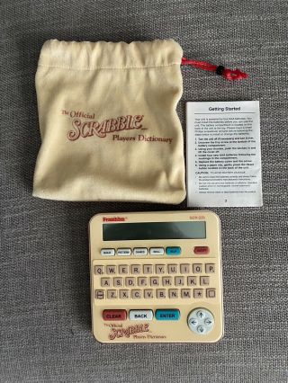 Franklin Electronic Official Scrabble Players Dictionary Scr - 226