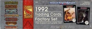 Tsr Collector Cards 1992 Tsr Collector Cards Factory Set Vg