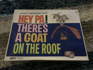 1966 Hey Pa There’s A Goat On The Roof Board Game - 100 Complete