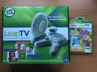 Leapfrog Leaptv Educational Video Gaming System Bundle Disney Princess Game
