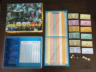 Vintage Stock Ticker Board Game,  100 Complete.  Copp Clark