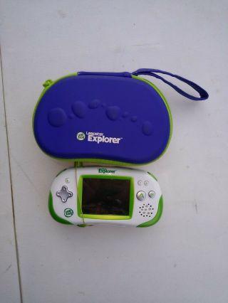 Leap Frog Leapster Explorer Console With 6 Games & Case