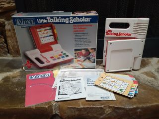 1990 Vtech Little Talking Scholar - Learning Computer With Cards (box)