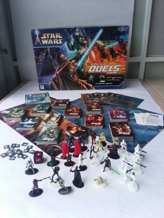 2002 Star Wars Epic Duels Milton Bradley Board Game Incomplete