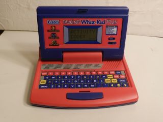 Vtech Talking Whiz Kid Plus Educational Laptop Computer Toy Vintage 18 Activity