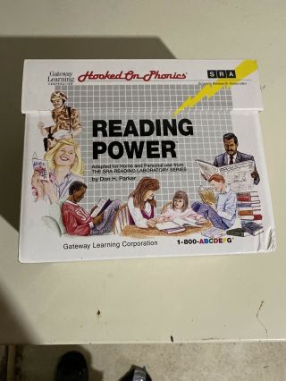 Home Schooling Hooked On Phonics Reading Power Boxed Set Cassettes & Books