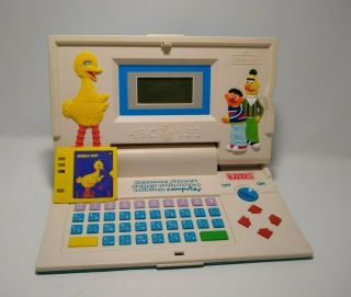 Vintage Vtech Sesame Street Animated Talking Computer With Game.