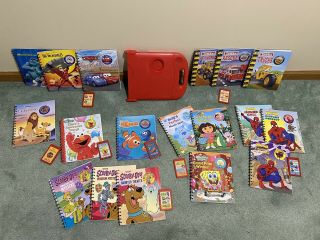 STORY READER Interactive Learning System 18 Books with Cartridges Ages 3, 2