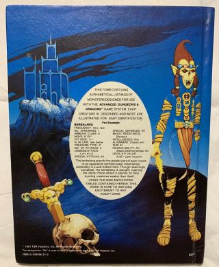 vintage AD&D 1981 Advanced Dungeons & Dragons FIEND FOLIO book 2