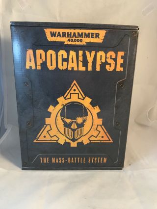 Warhammer 40000 40k Apocalypse Box Kit Rules Rulebook Set Starter