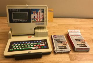Vtech Talking Whiz Kid W/ Cards - Vintage Computer Toy - 1986 -