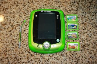 Leapfrog Leappad 2 Explorer System Tablet With 4 Games And Case