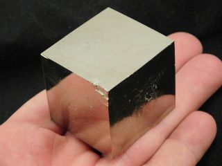 A Big and 100 Natural Cubic Pyrite Crystal CUBE From Spain 273gr 2