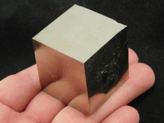A Big and 100 Natural Cubic Pyrite Crystal CUBE From Spain 273gr 3