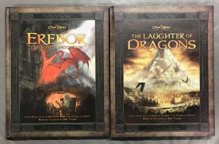 Cubilce 7 The One Ring Rpg 2 Books: Erebor & The Laughter Of Dragons Oop
