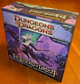 Open Box Legend Of Drizzt Board Game A Dungeons & Dragons D&d Dice