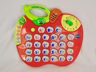 Authentic Vtech Alphabet Apple Letter Electronic Toy Learning System Educational