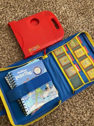 Story Reader Learning System 8 Books & 7 Cartridges,  Charger,  Case