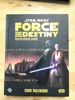 Star Wars Force And Destiny Rpg Core Rulebook Fantasy Flight Games
