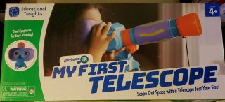 Educational Insights Geosafari Jr.  My First Telescope Stem Toy For Kids Open