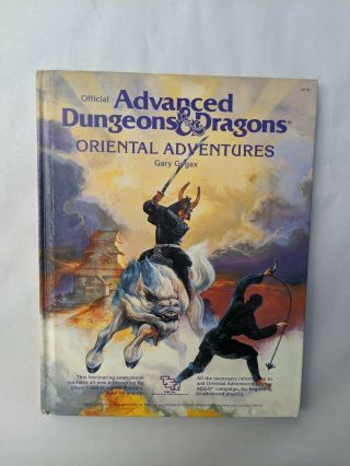 Advanced Dungeons And Dragons Oriental Adventures 2018 1985 Tsr
