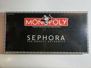 Monopoly Sephora Edition Board Game The Beauty Authority Parker Brothers 8,