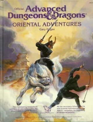 Tsr Ad&d 1st Ed Oriental Adventures Fair