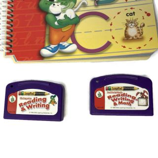 Leap Frog LeapPad Plus Writing with 1 Learning Booklet 2 Cartridges Item 30056 3