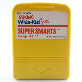 Vtech Talking Whiz Kid Plus Smarts Cartridge 1991 Ages 8 To 12 Hong Kong