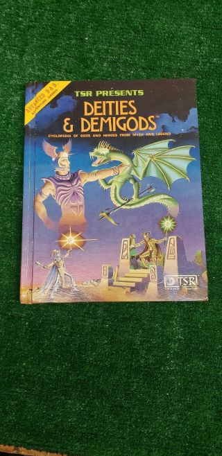 Advanced Dungeons And Dragons Deities And Demigods 1980 128 Pages (bfeb - 07 - 082)