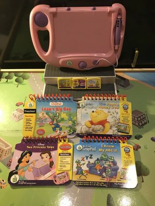 My First Leap Pad With 4 Books And Cartridges Pooh Disney Princess
