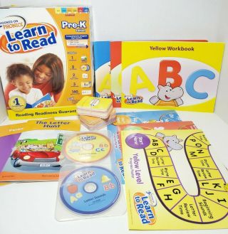Hooked On Phonics Pre - K Learn To Read Edition Program 3 - 4 Years Old See Descript