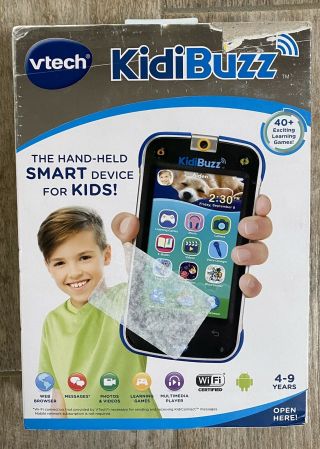Vtech Kidibuzz Hand - Held Smart Device For Kids - Black