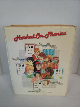 Vintage 1993 Hooked On Phonics Reading Complete Set Booklets Cassettes And Cards