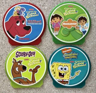 4 Fisher Price Computer Cool School Games: Spongebob Scooby - Doo Clifford Nickelo