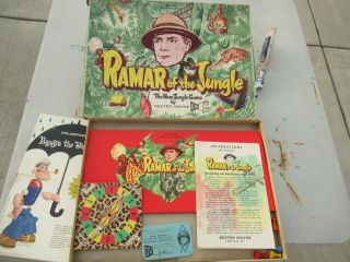 Ramar Of The Jungle Vintage Board Game Complete