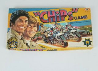 Vintage Ideal 1981 Chips Tv Show Board Game California Highway Patrol