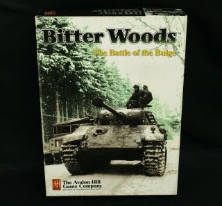 Nos Avalon Hill Bitter Woods Battle Of Bulge 2nd Ed.  100 Complete Prob Unplayed
