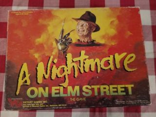 Victory Games A Nightmare On Elm Street Board Game - Complete / Open