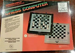 Fidelity Electronic Chess Computer Designer 2100 Model 6106 By Franco Rocco