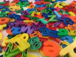 Abc 123 Magnetic Letters 228 Count,  From 1” To 3” Heights Frig,  Boards,  Play Toy